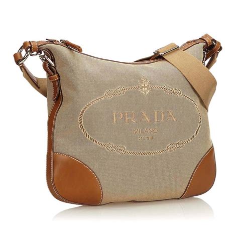 prada bag brown leather|vintage prada brown leather bag.